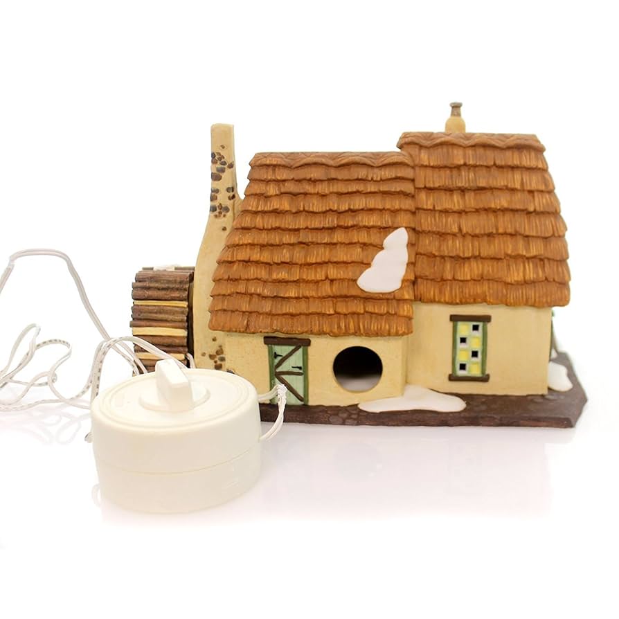 小物 ELECTRIC COTTAGE Foxmore Cottage, Set of 2 4054775 – Department 56 Retirements
